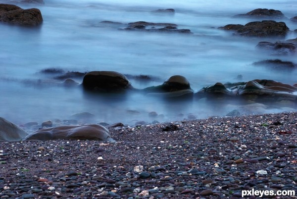 At the shore